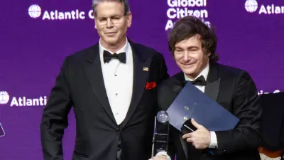 El presidente Javier Milei y el secretario del Tesoro de EEUU, Scott Bessent.