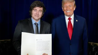 Javier Milei y Donald Trump el 23 de septiembre en Nueva York.