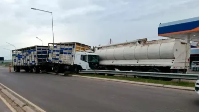 accidente camiones Urdinarrain