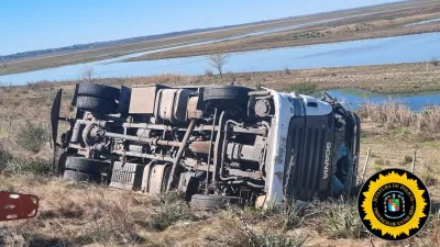 Se trató de un camión Scania R340.