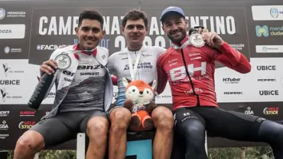 Catriel Soto en el podio