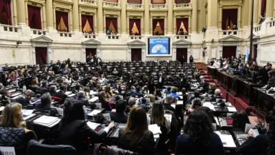 Imagen de archivo de la sesión del 2 de julio de la Cámara de Diputados de la Nación.