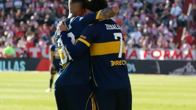 Ayrton Costa y Exequiel Zeballos - Boca Juniors