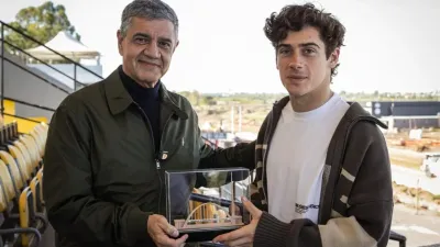 Franco Colapinto y Jorge Macri