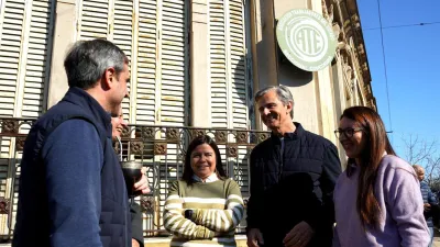 Guillermo Michel y Adán Bahl recorrieron Concordia camino a las elecciones de octubre 2025.