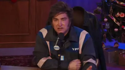 Milei en streaming Olga