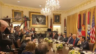Javier Milei durante su reunión con Trump en la Casa Blanca.