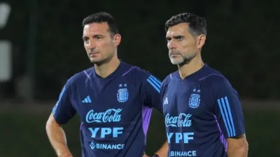 Roberto Ayala y Lionel Scaloni