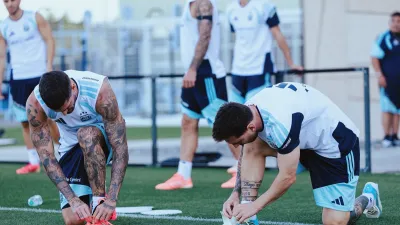 De Paul y Messi