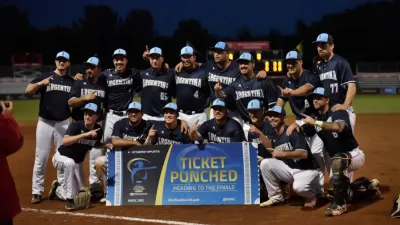 Sóftbol: con fuerte presencia entrerriana, Argentina debuta en el Mundial Masculino