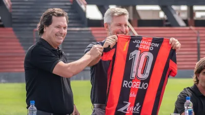 Adrián Bruffal y Rogelio Frigerio