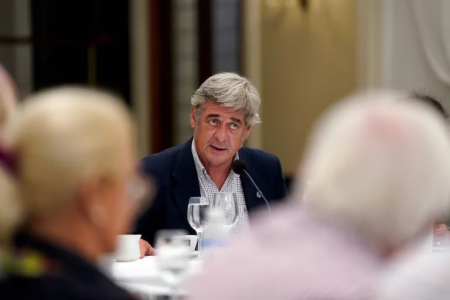 Nicolás Pino, presidente de la Rural