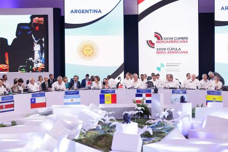 Cumbre Iberoamericana sesionó bajo el lema “Juntos por una Iberoamérica justa y sostenible”.