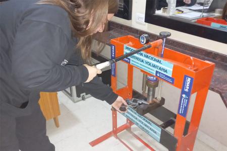 La entrega de armas de fuego y/o municiones de parte de la ciudadanía fue voluntaria y anónima.