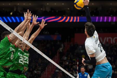 Vóley: Luciano Vicentín no ingresó y Argentina perdió el invicto en la Liga de Naciones