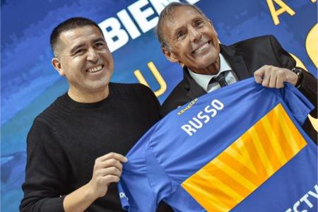 “Se han dicho muchas cosas y tonterías”, expresó Russo al ser presentado en Boca