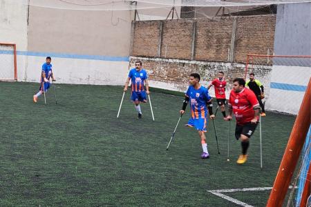 La Liga Nacional de Fútbol para Amputados pasó por Paraná