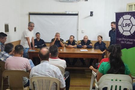 Dirigentes se reunieron con la Policía antes del inicio de la Liga Paranaense de Fútbol