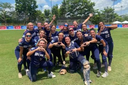 Sóftbol: Argentina inició con una victoria su camino en el Campeoneato Panamericano