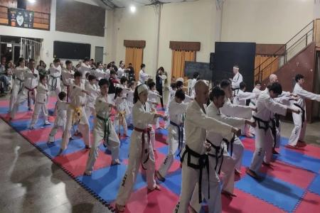Realizaron una master class de Taekwondo en Oro Verde