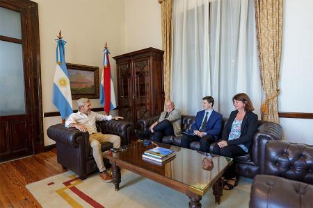 El gobernador recibió a representantes de las universidades de Concepción del Uruguay y Católica Argentina.