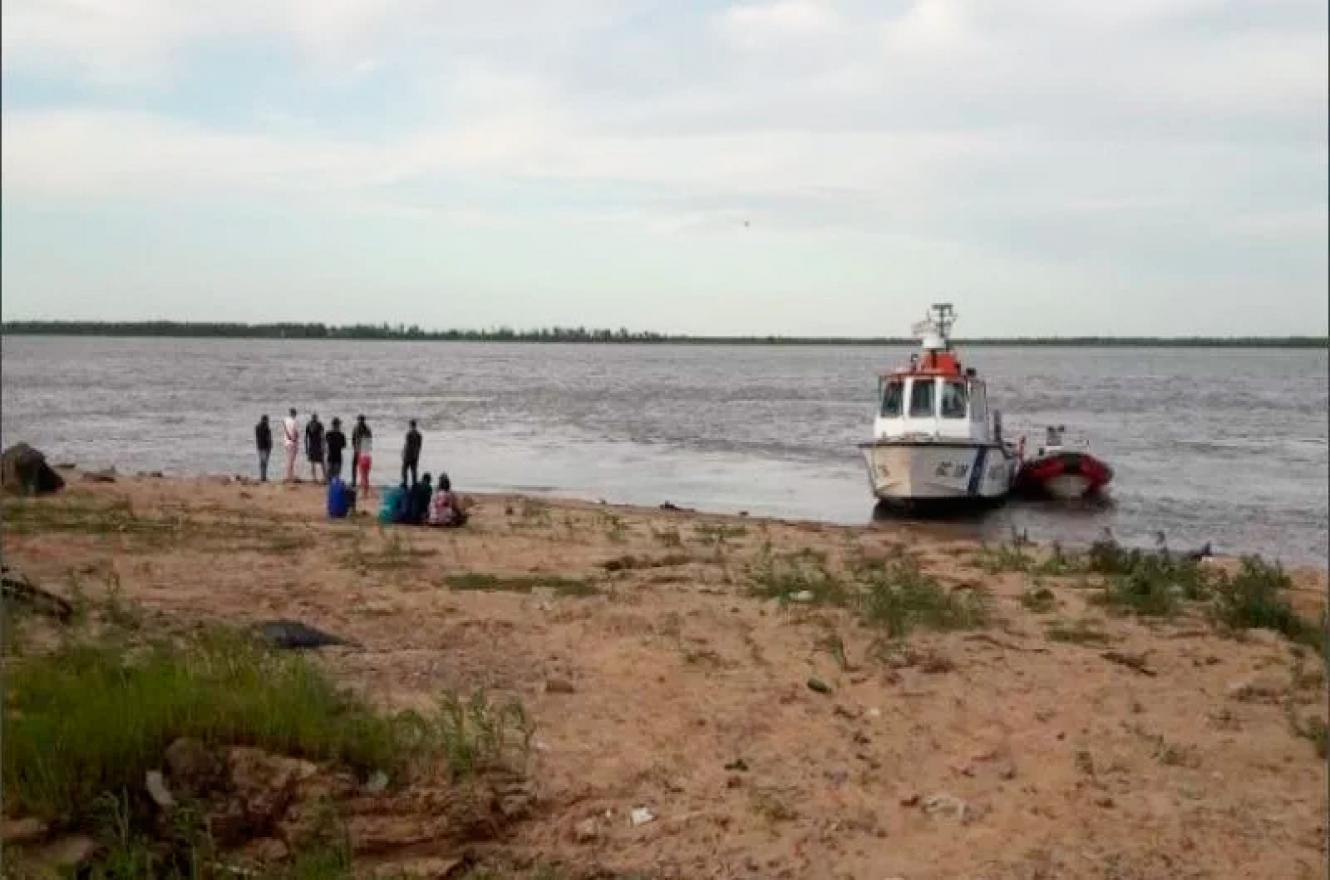 Ahogado río Paraná.