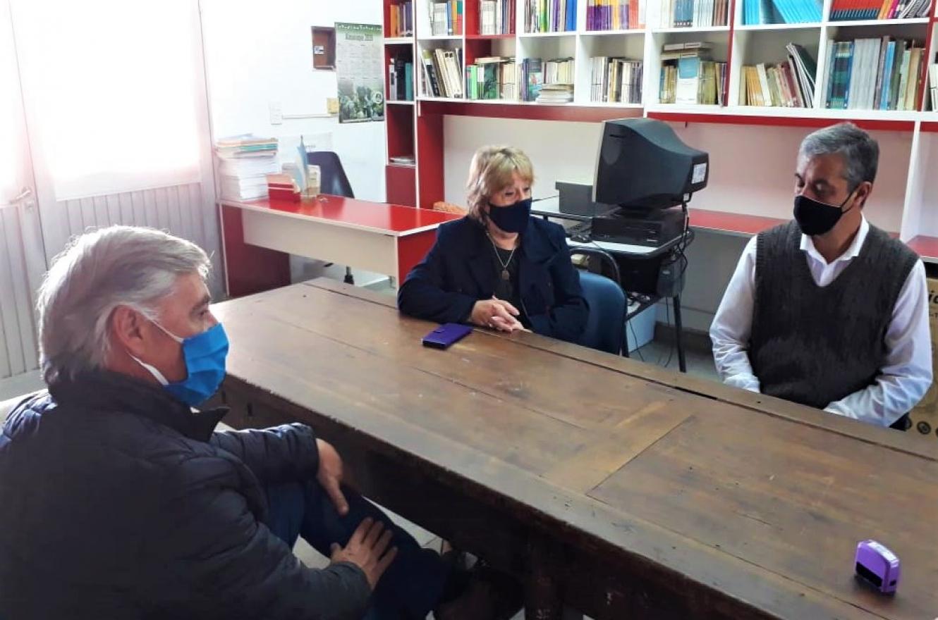 Landó con el intendente de Urdinarrain