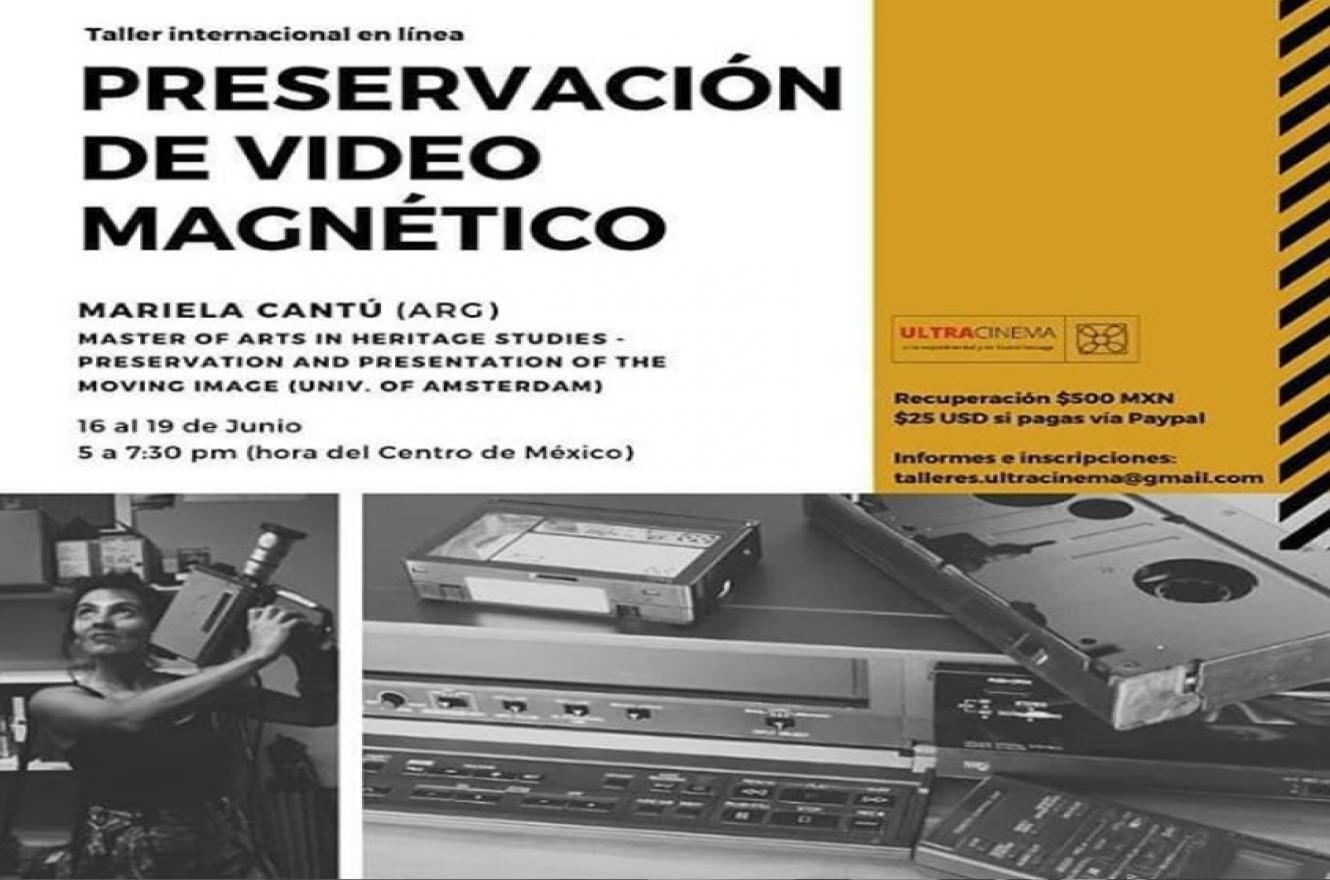 Taller internacional en línea sobre preservación de video magnético