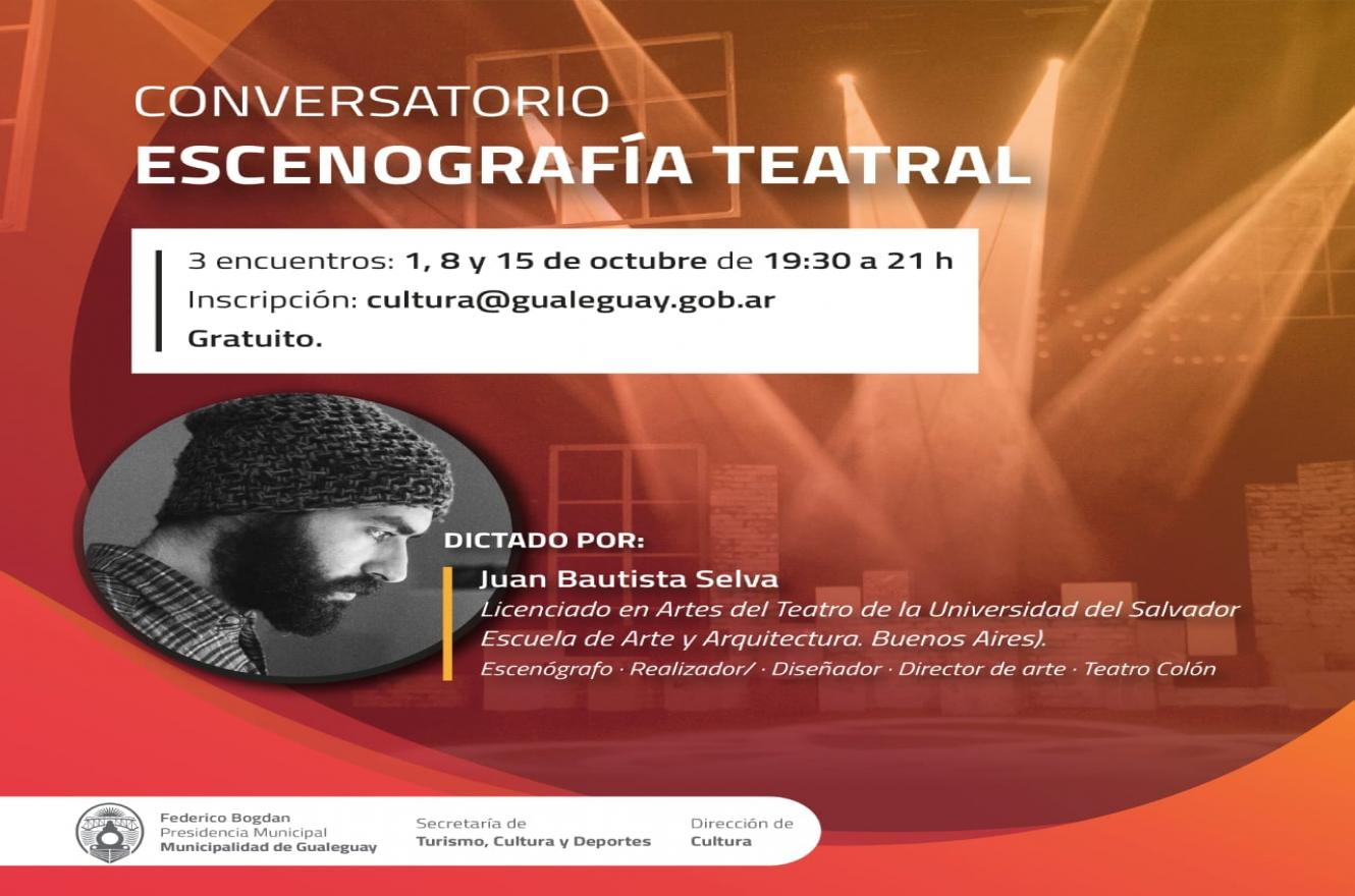 Ofrecen un conversatorio sobre Escenografía Teatral