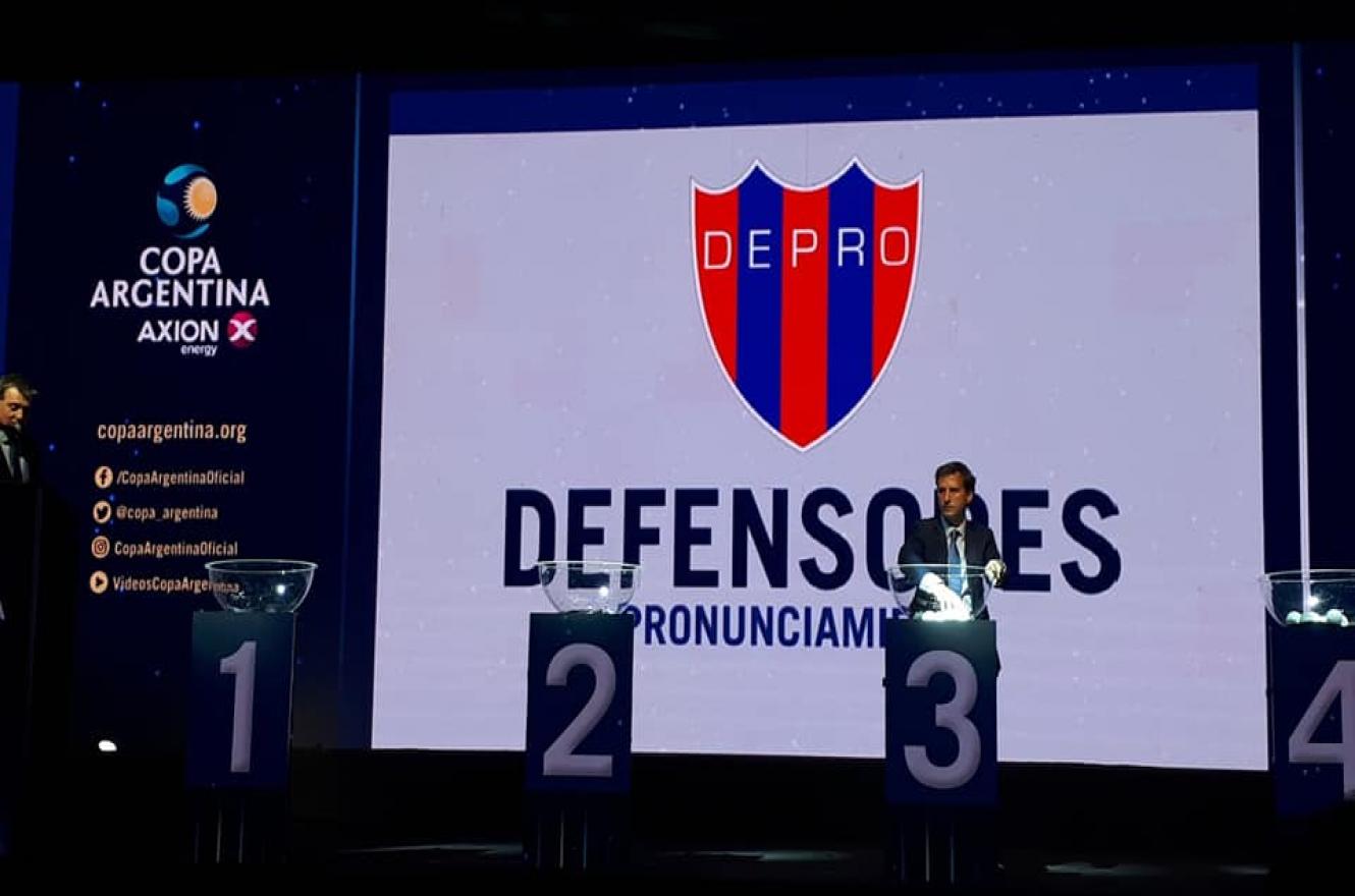 Defensores de Pronunciamiento enfrentará el 10 de febrero a River por la Copa Argentina