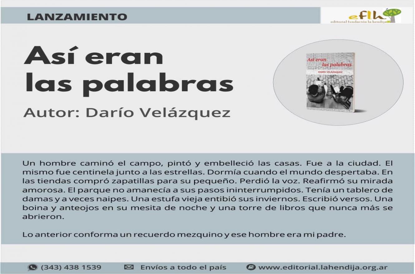 "Así eran las palabras" 