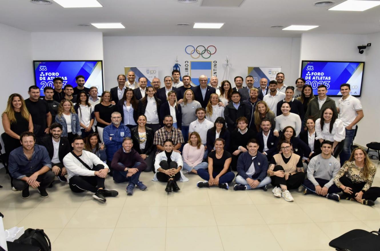 Entrerrianos participaron del tercer Foro de Atletas en el Comité Olímpico Argentino