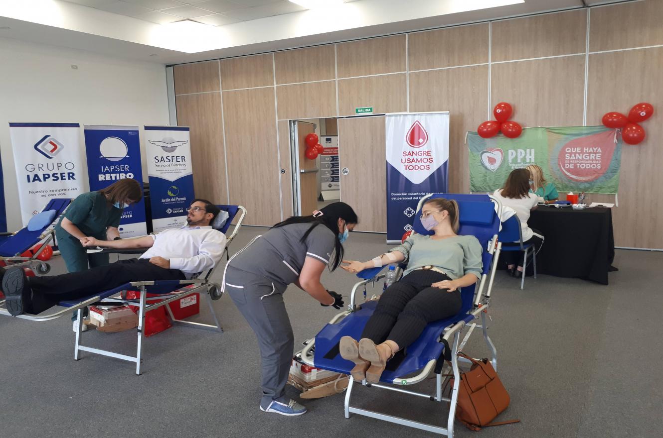 IAPSER Seguros y su grupo de empresas hicieron jornada de donación de sangre voluntaria