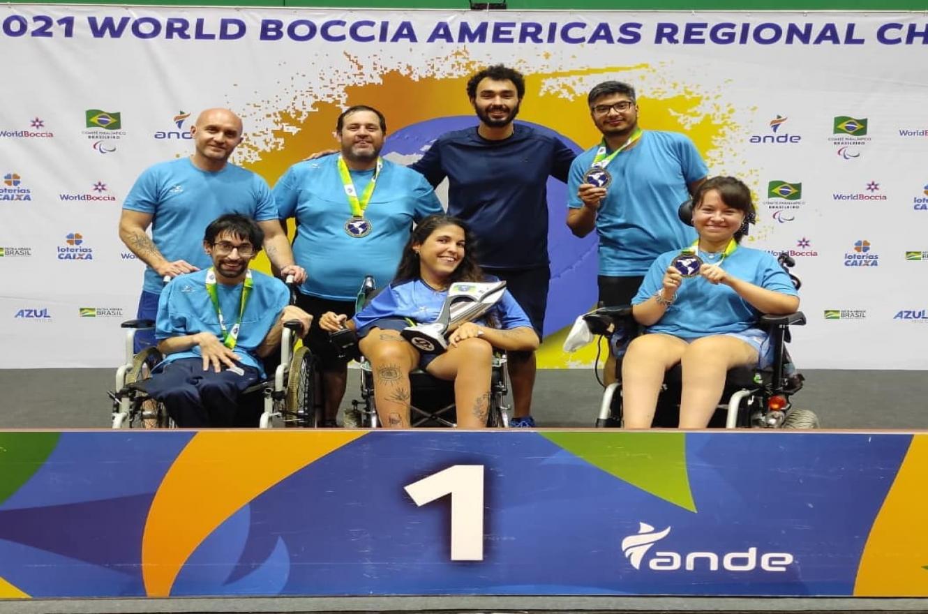 Boccia: la entrerriana Stefanía Ferrando logró dos medallas doradas en San Pablo