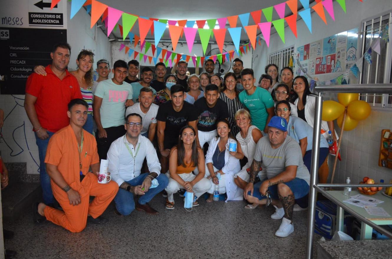 Jugadores y cuerpo técnico de Patronato visitaron el Hospital “San Roque”