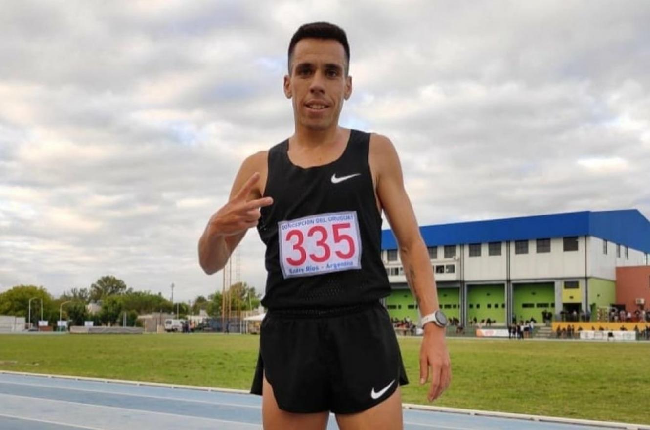 Atletismo: el paranaense Julián Molina organiza una rifa para competir en España