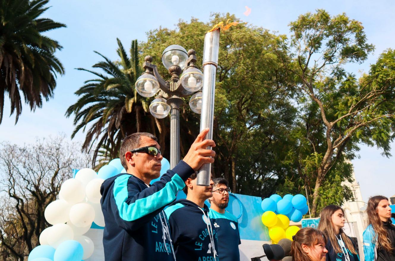 Deportistas entrerrianos recibieron la antorcha paralímpica en Gualeguay