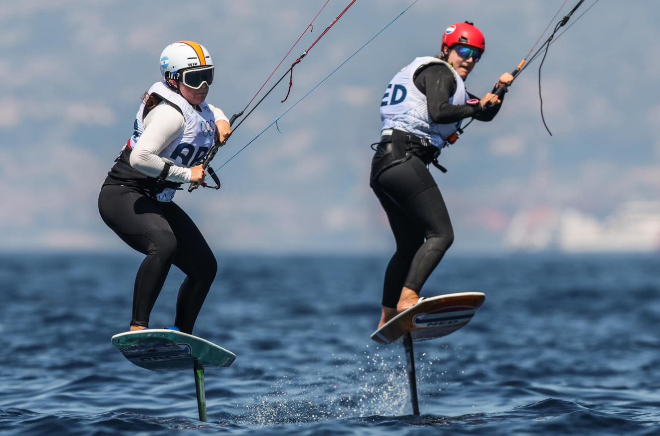 Por falta de viento, culminó el kite surf de París 2024 para Catalina Turienzo