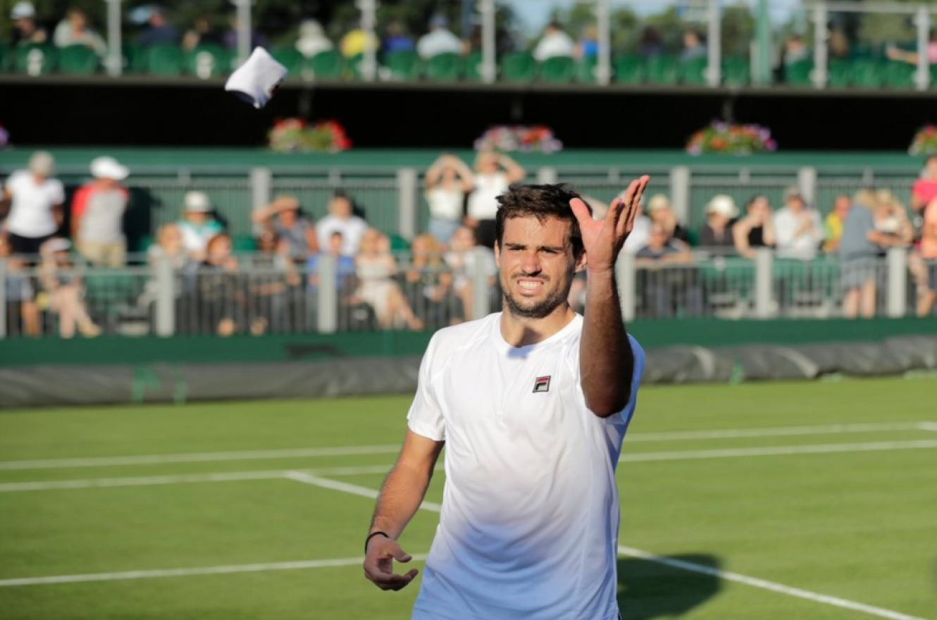 Tenis: Guido Pella eliminó al último subcampeón y avanzó a octavos de final en Wimbledon