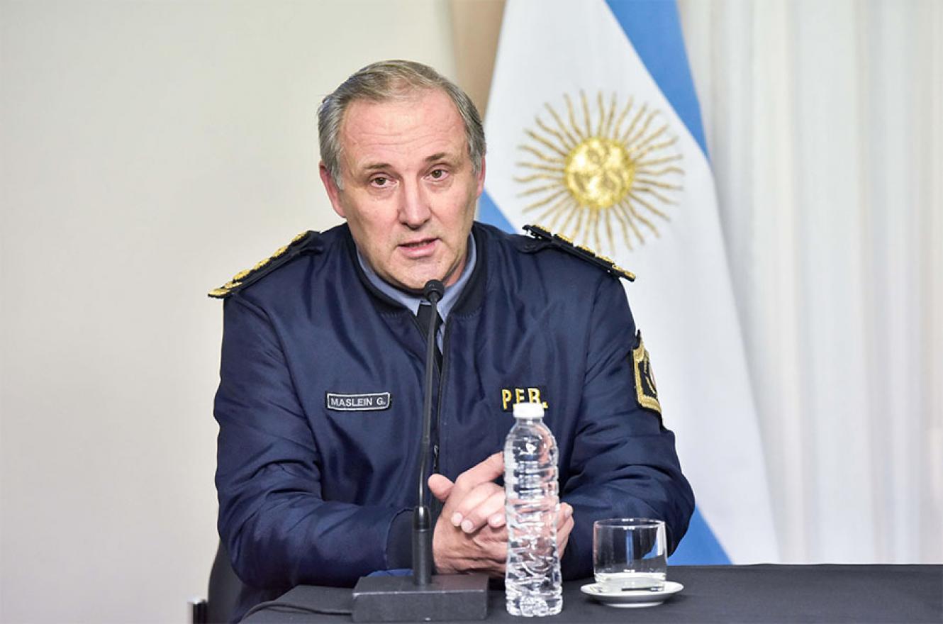 Comisario general Gustavo Maslein.