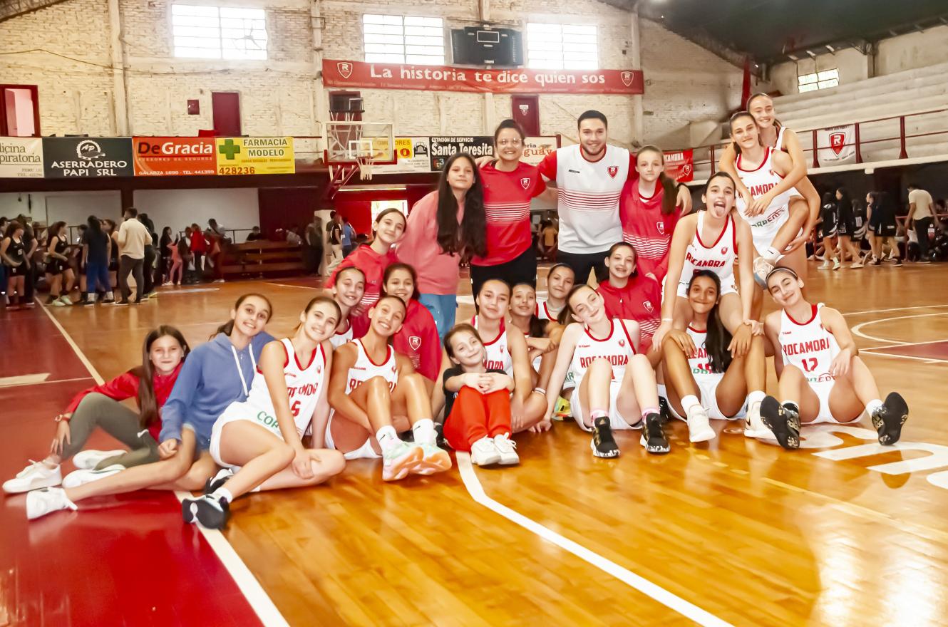 Básquet: las chicas de Rocamora irán por la corona en la Liga Federal U13