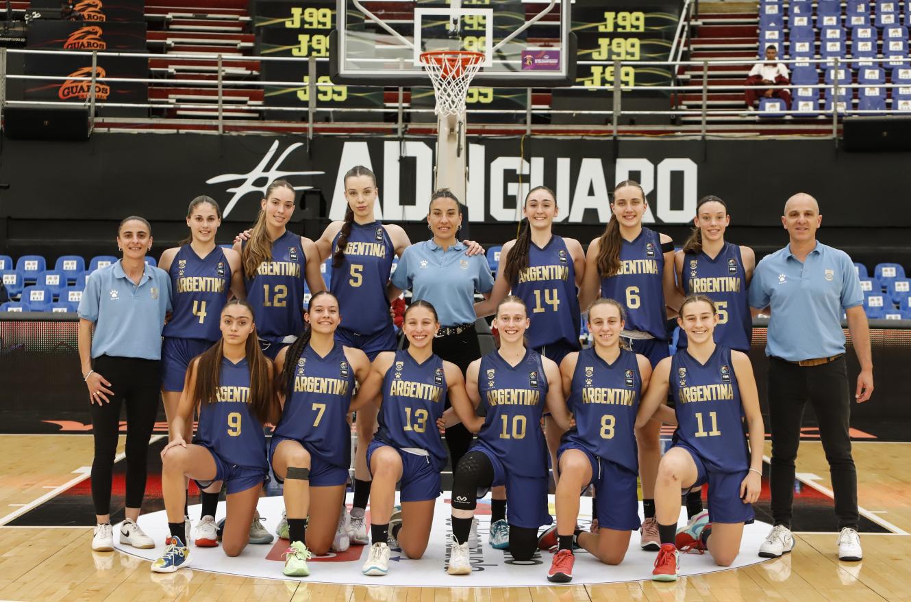 Básquet: las entrerrianas Cherot y Losada festejaron en el inicio del Sudamericano U15
