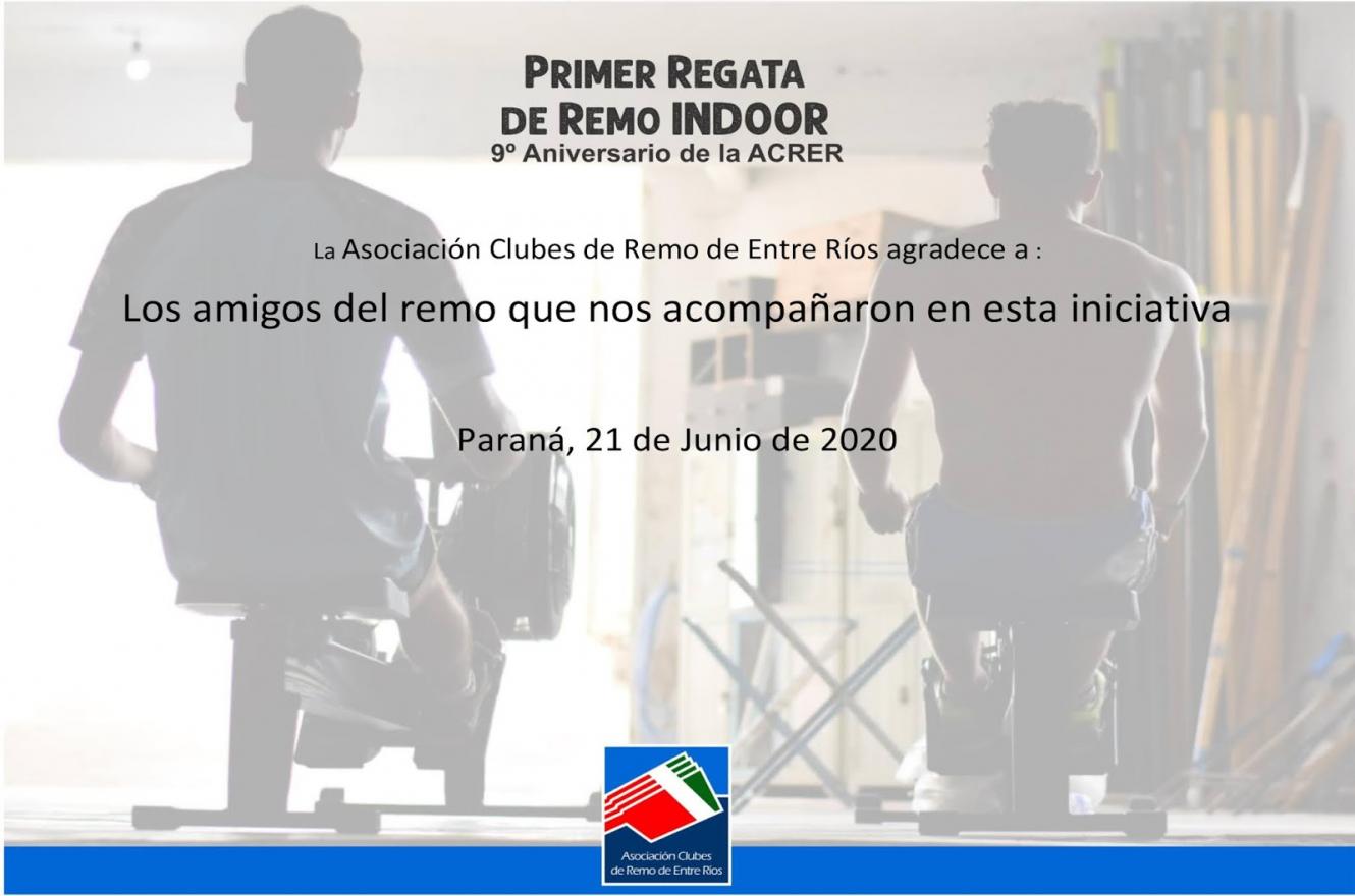 Pasó con éxito la primera regata virtual indoor de la ACRER