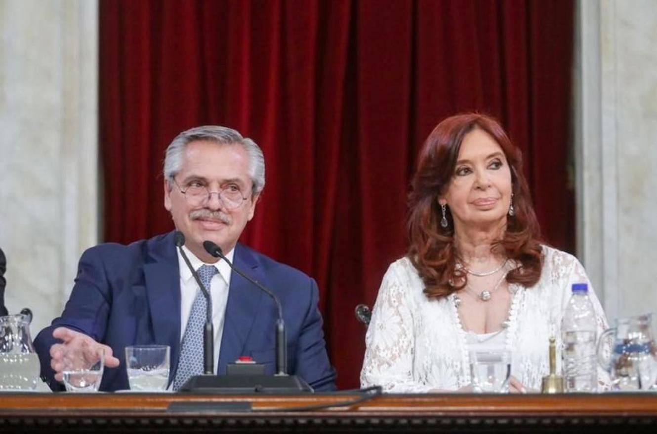 Alberto Fernández y Cristina Kirchner