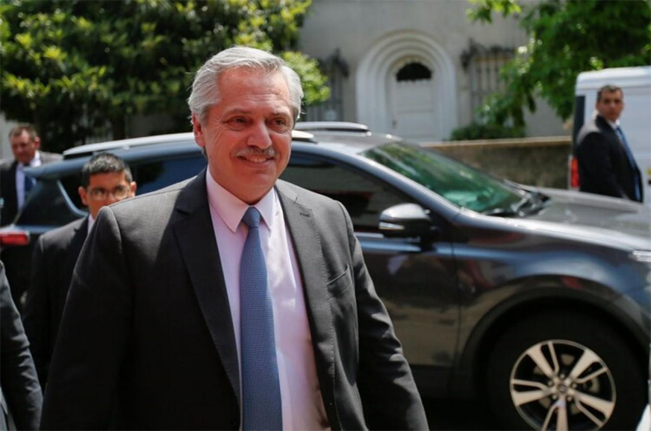 El presidente electo Alberto Fernández.