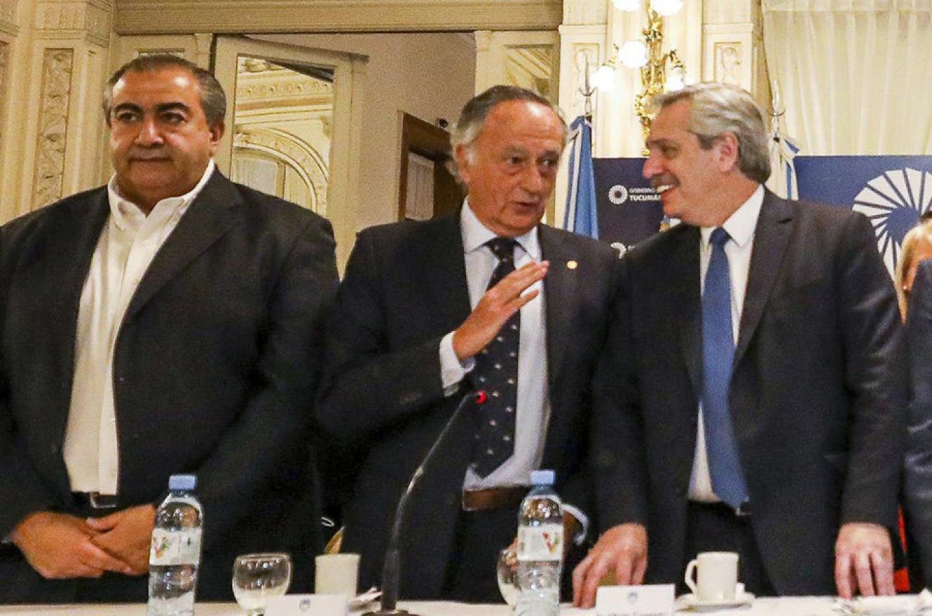 Daer, Acevedo y Fernández, cuando se reunieron en Tucumán.