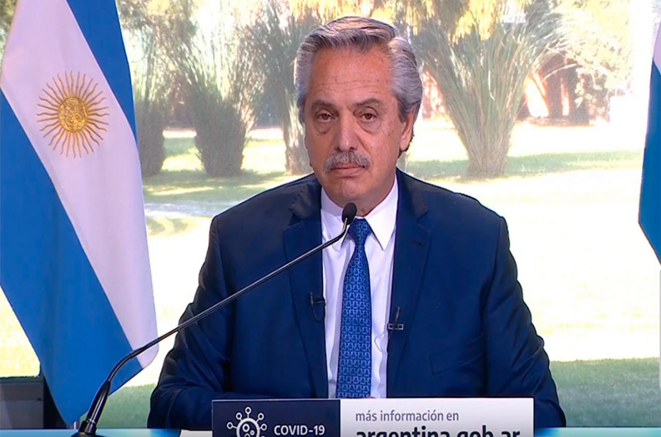 Fernández anunció que la cuarentena seguirá hasta el 30 de agosto y habló de Paraná