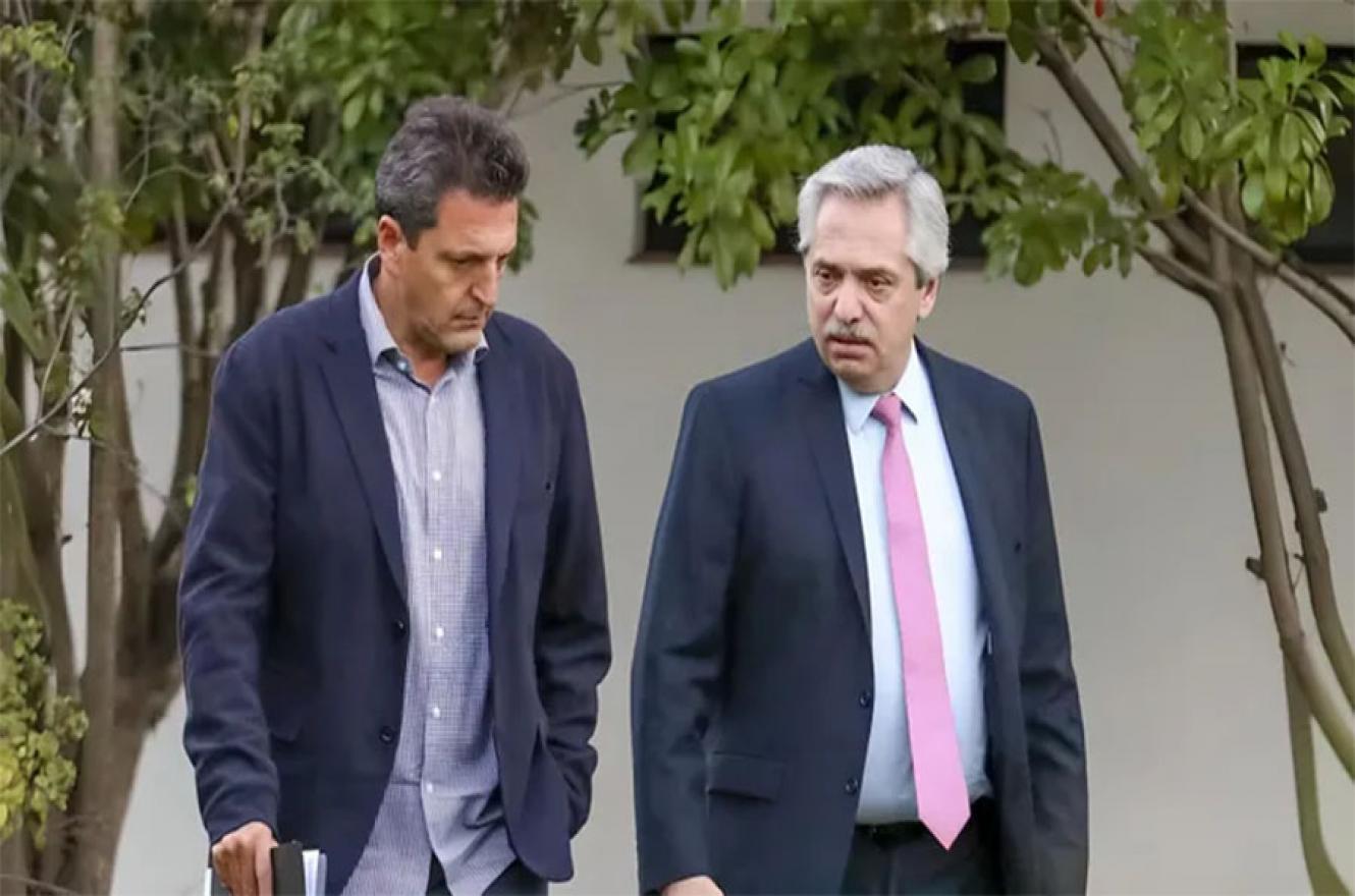 Sergio Massa y Alberto Fernández.