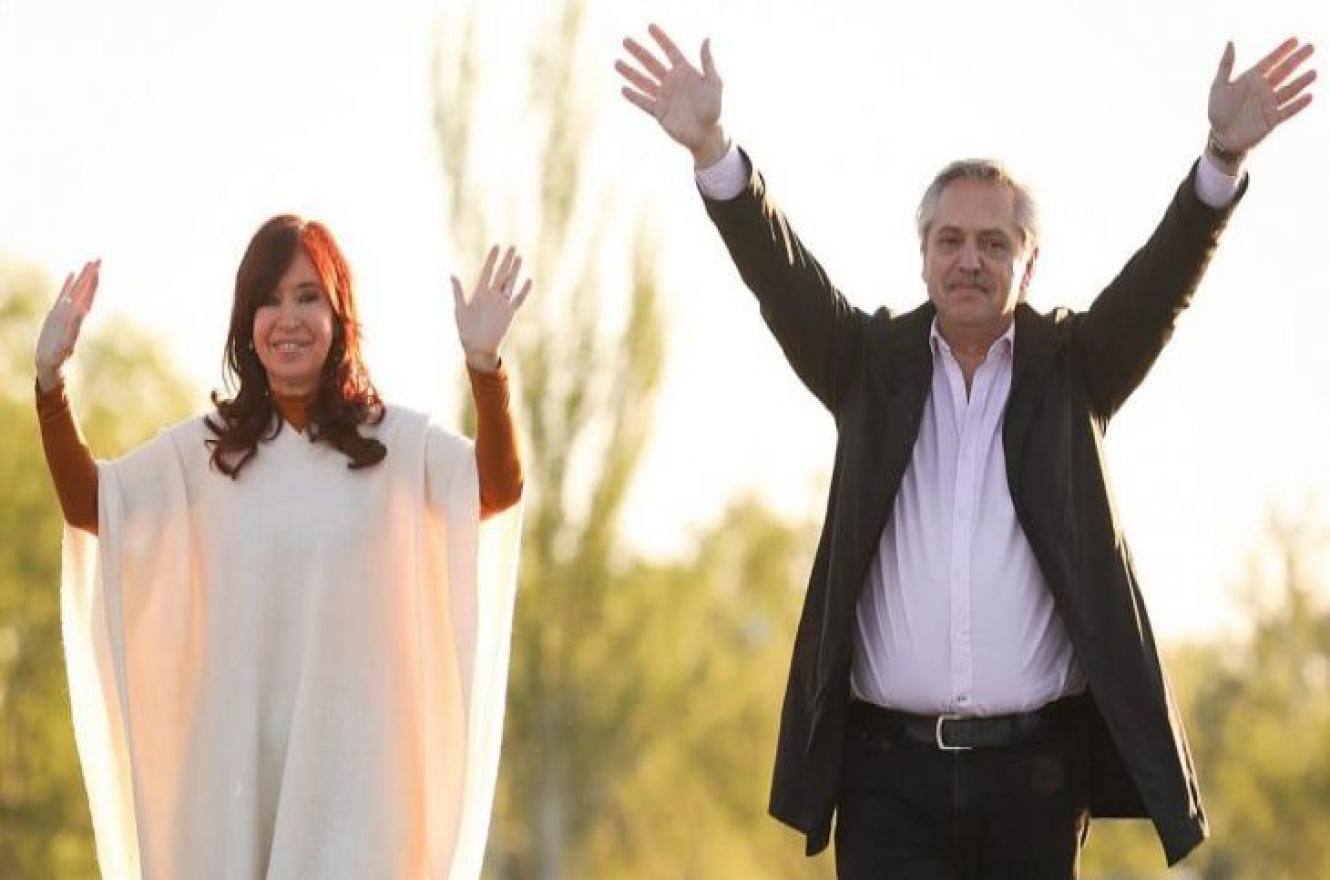 Alberto Fernández y Cristina Kirchner se mostraron juntos en el Día de la Lealtad