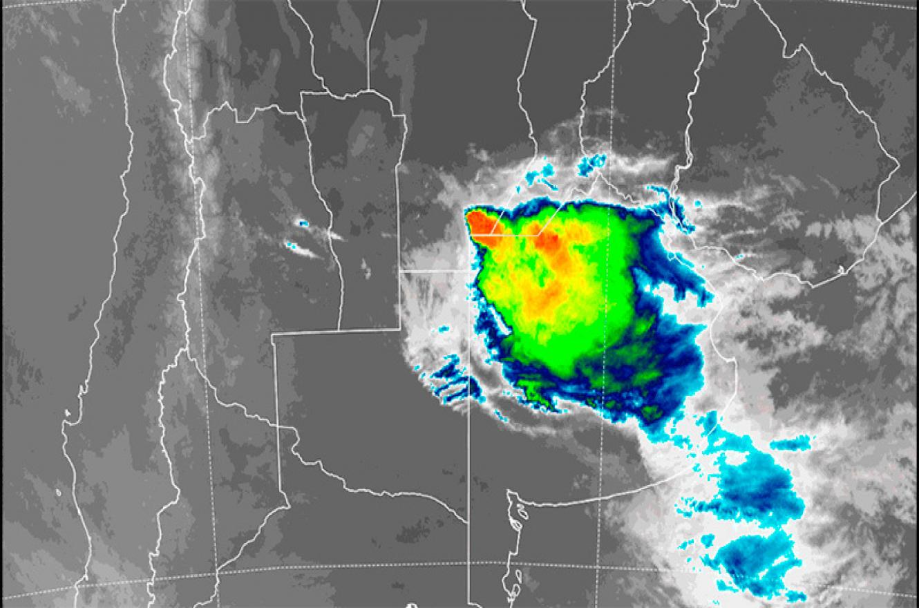 imagen satelital tormentas